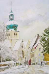 Jacobikirche im Winter Privat